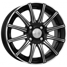 K&K Сиеста 5x13 4*98 Et:29 Dia:58,6 алмаз черный