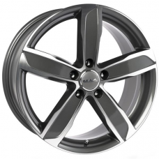 MAK STADT 8x18 5*112 Et:28 Dia:66,6 Gun Metallic-Mirror Face