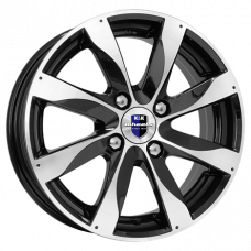 K&K Джемини 5,5x14 4*100 Et:45 Dia:56,1 алмаз черный