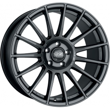 OZ Superturismo LM 9,5x19 5*112 Et:21 Dia:66,6 MATT GRAPHITE SILVER LETTERING