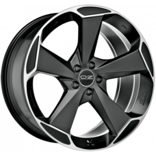 OZ Aspen 10x21 5*112 Et:52 Dia:79 Matt Black Diamond Cut
