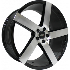 VISSOL V-080L 8,5x19 5*120 Et:15 Dia:74,1 black-with-machined-face