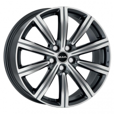 MAK Birmingham 8x19 5*112 Et:28 Dia:66,6 Gunmetal Mirror Face