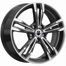 K&K Karrera Light 7x18 5*112 Et:43 Dia:57,1 Алмаз черный