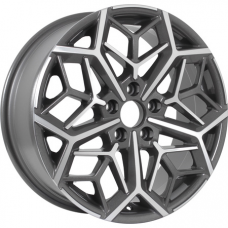 KDW KD1710 7x17 5*114,3 Et:50 Dia:67,1 Grey_Front_Polished