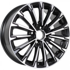 KDW KD1610 6,5x16 5*114,3 Et:50 Dia:67,1 Black_Front_Polished