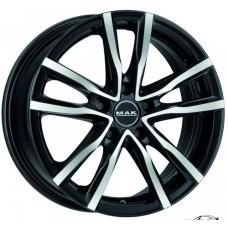 MAK MILANO 6,5x16 5*108 Et:35 Dia:72,3 Black Mirror