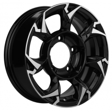 Khomen 1505 5,5x15 5*139,7 Et:5 Dia:98 Black-FP