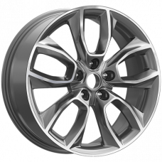 Premium Series КР001 7x18 5*112 Et:43 Dia:57,1 Diamond gloss graphite