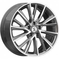 Premium Series КР010 7,5x18 5*112 Et:40 Dia:57,1 Diamond Gloss Graphite