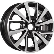 KDW KD1430 5,5x14 4*100 Et:40 Dia:60,1 Black_Front_Polished