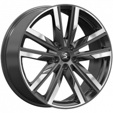 Premium Series КР014 8x20 5*108 Et:46 Dia:63,3 Diamond Black Gris