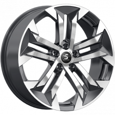 Premium Series КР015 7,5x19 5*108 Et:46 Dia:63,3 Diamond Black Gris