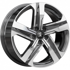 Premium Series КР004 7,5x19 5*114,3 Et:49 Dia:67,1 Diamond Black Gris