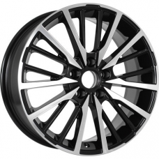 KDW KD1740 7x17 5*110 Et:43 Dia:63,35 Black_Front_Polished