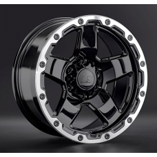 LS wheels LS1371 9,5x18 6*139,7 Et:5 Dia:106,1 bkl