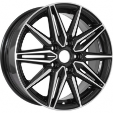 KDW KD1670 6,5x16 5*100 Et:38 Dia:57,1 Black_Front_Polished