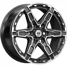 K&K Дистрикт 8x18 6*114,3 Et:42 Dia:66,1 алмаз чёрный
