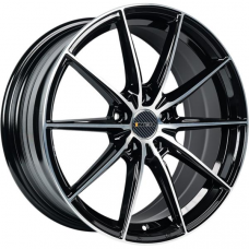 INCH FA8533 8x18 5*112 Et:30 Dia:66,6 Gloss Black Machined Face